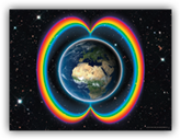 Rainbow Bridge Earth Poster - Europe & Africa