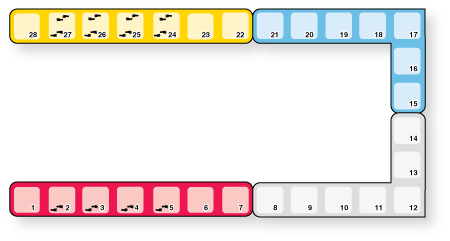 Image showing 28-day cycle in Telektonon Board